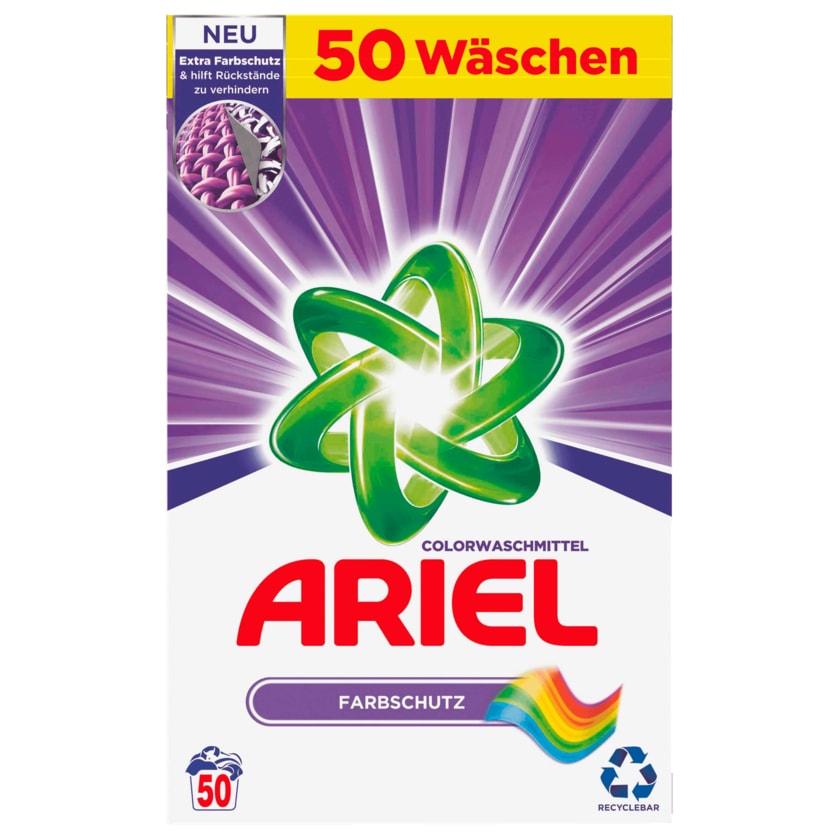 Ariel Colorwaschmittel Pulver 3,25kg 50WL